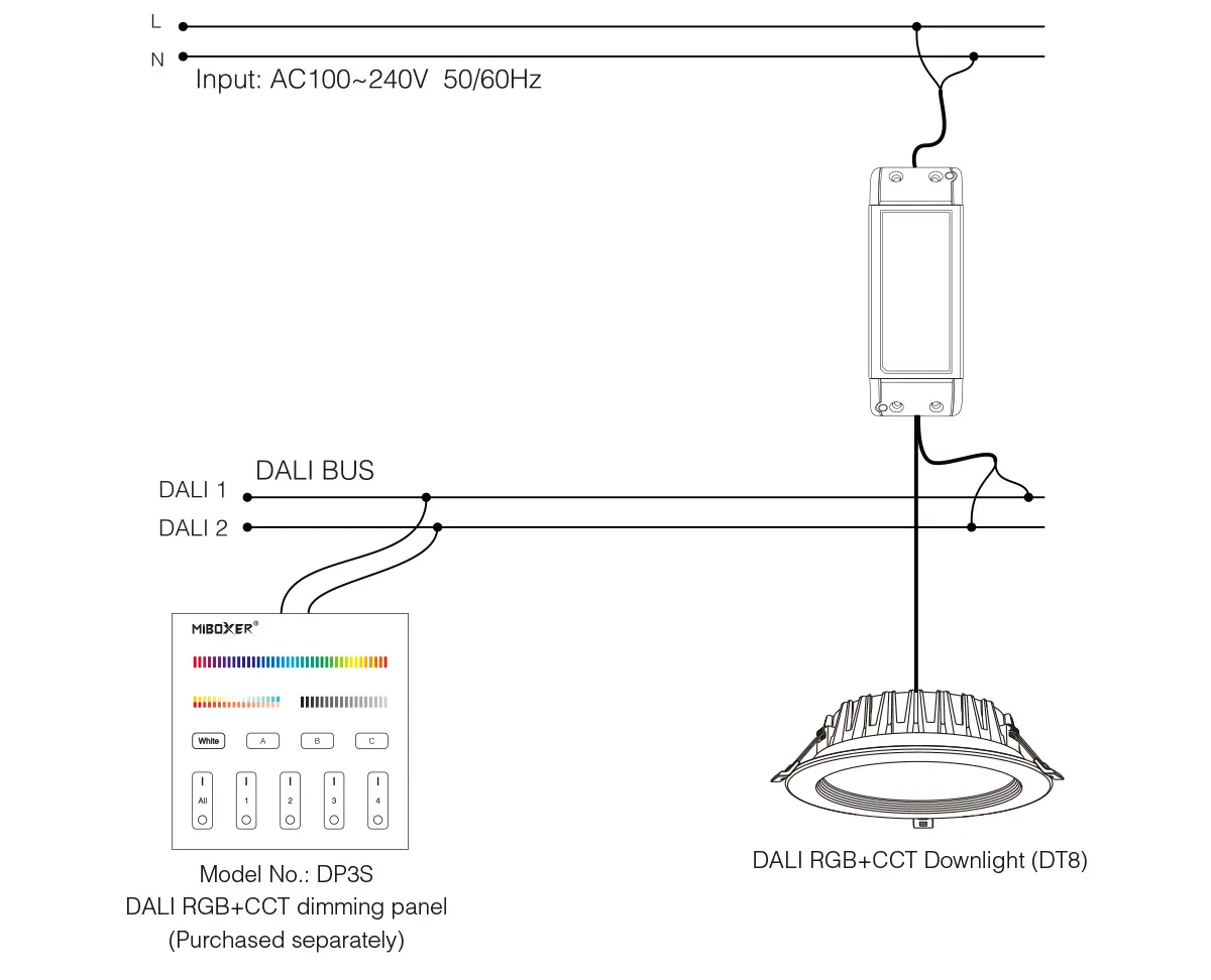 diecast downlight wiring diagram