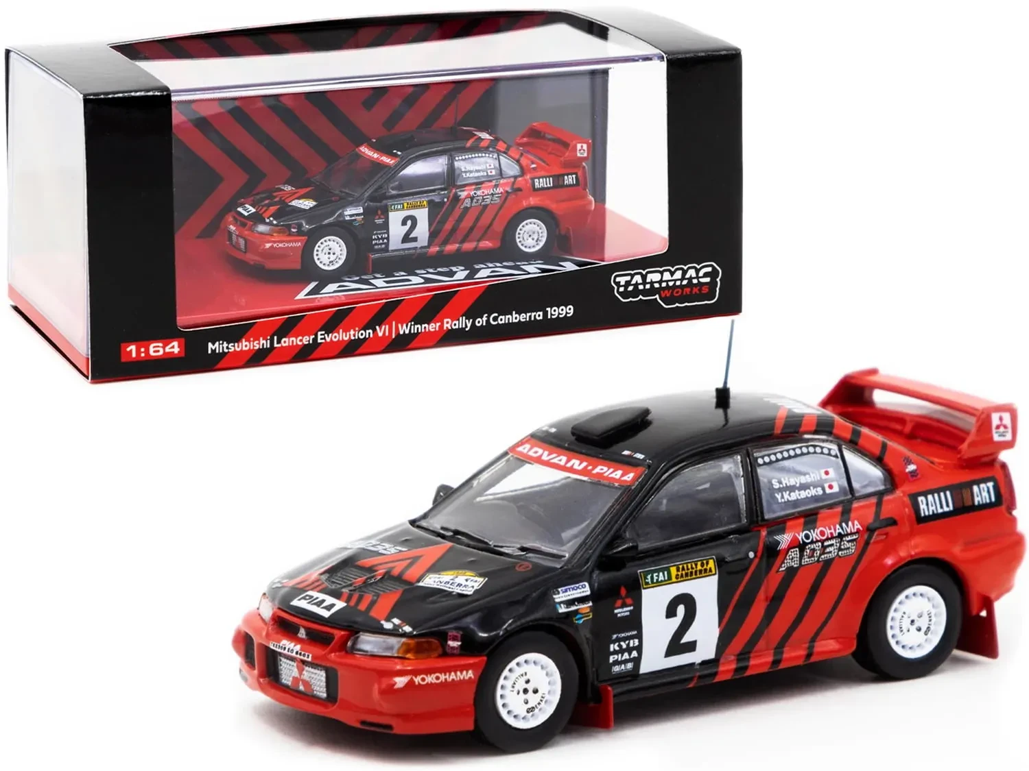 Lancer Evolution VI diecast model