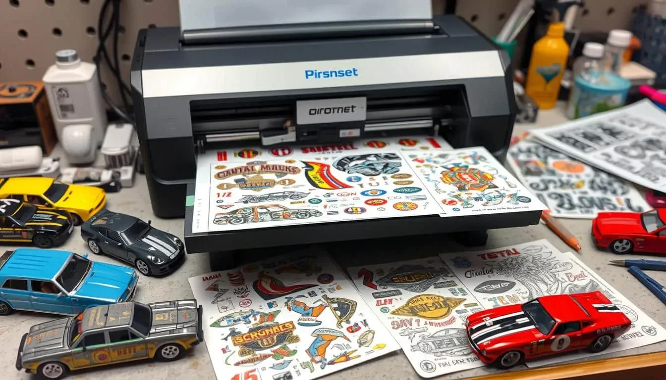 Adding decals to diecast car