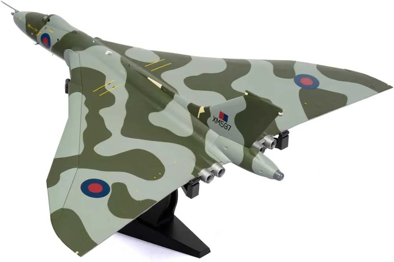 Avro Vulcan diecast model with display stand