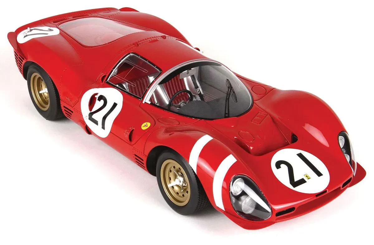 Ferrari 330 P3 Diecast Model with Open Hood