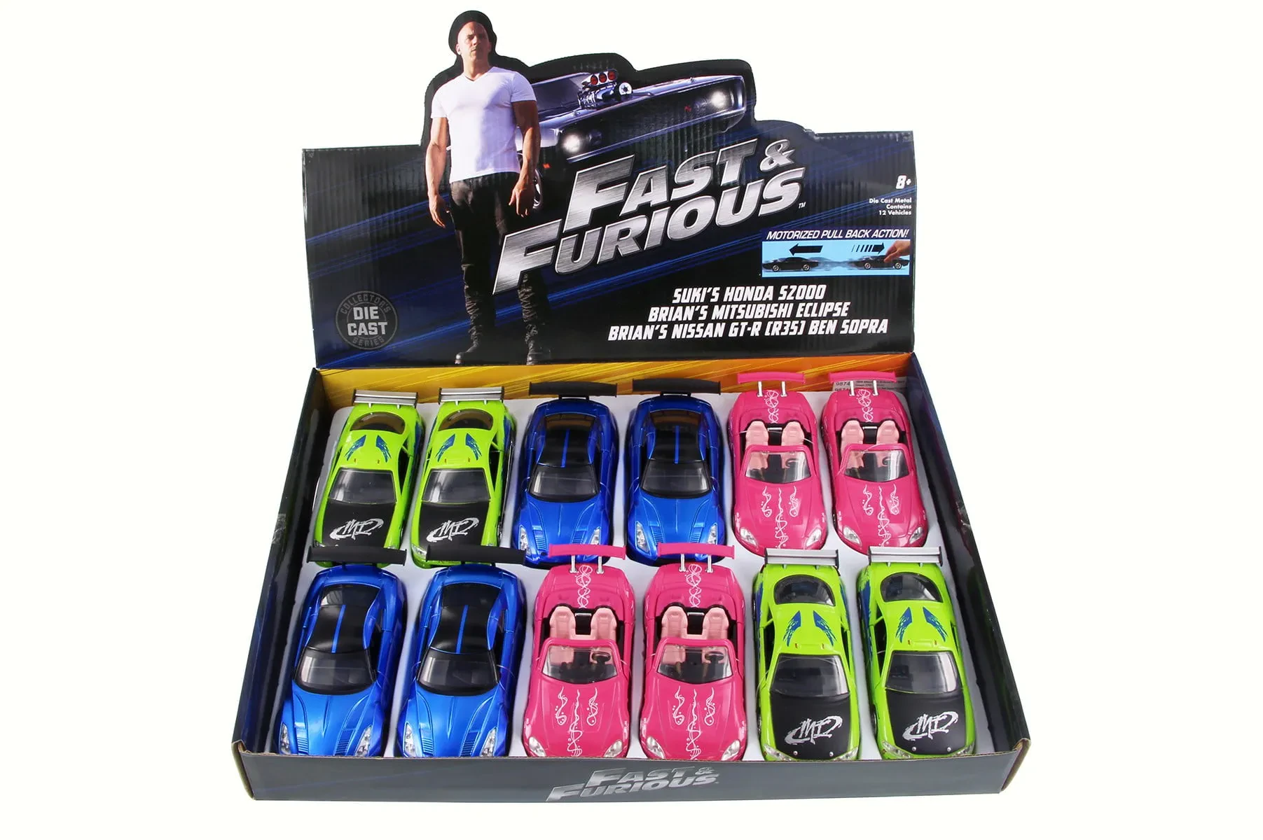 Diecast car part assortment