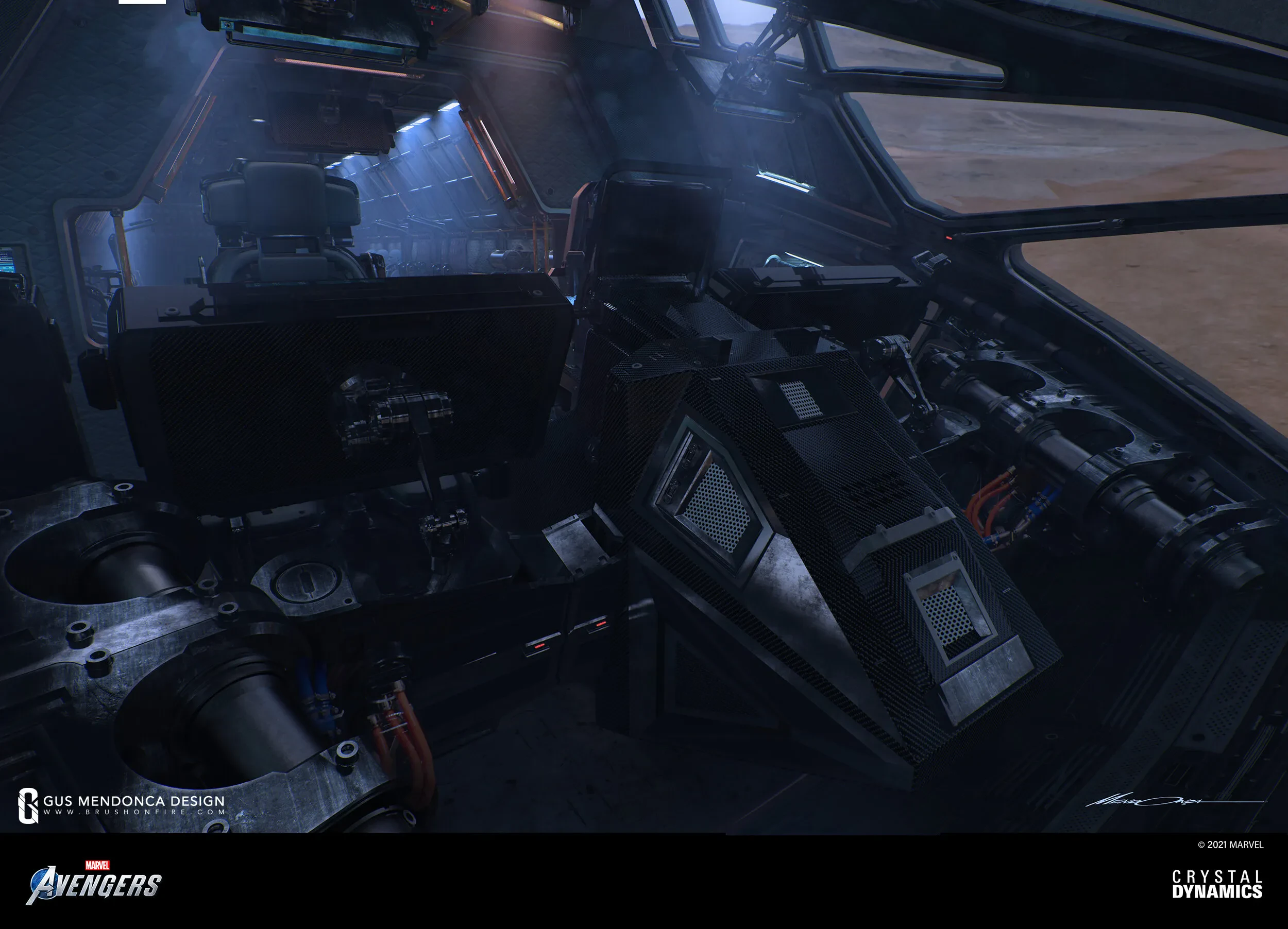 Quinjet Detailed Interior 2024