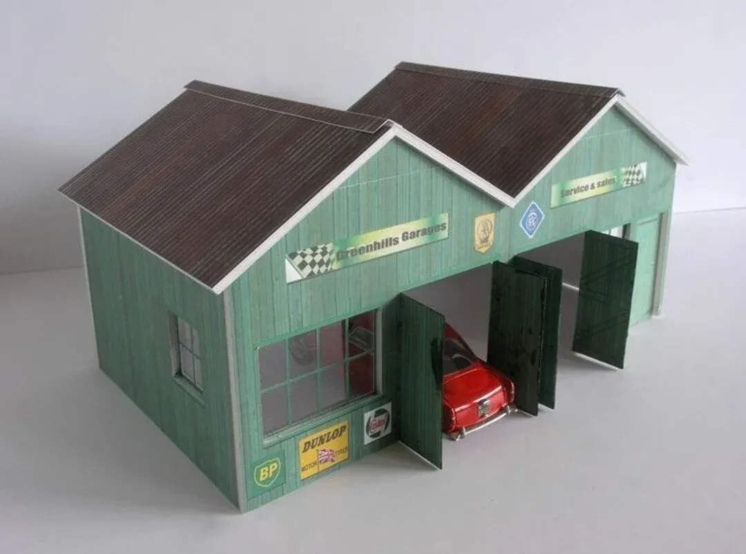 Close up of a Greenhills diecast car