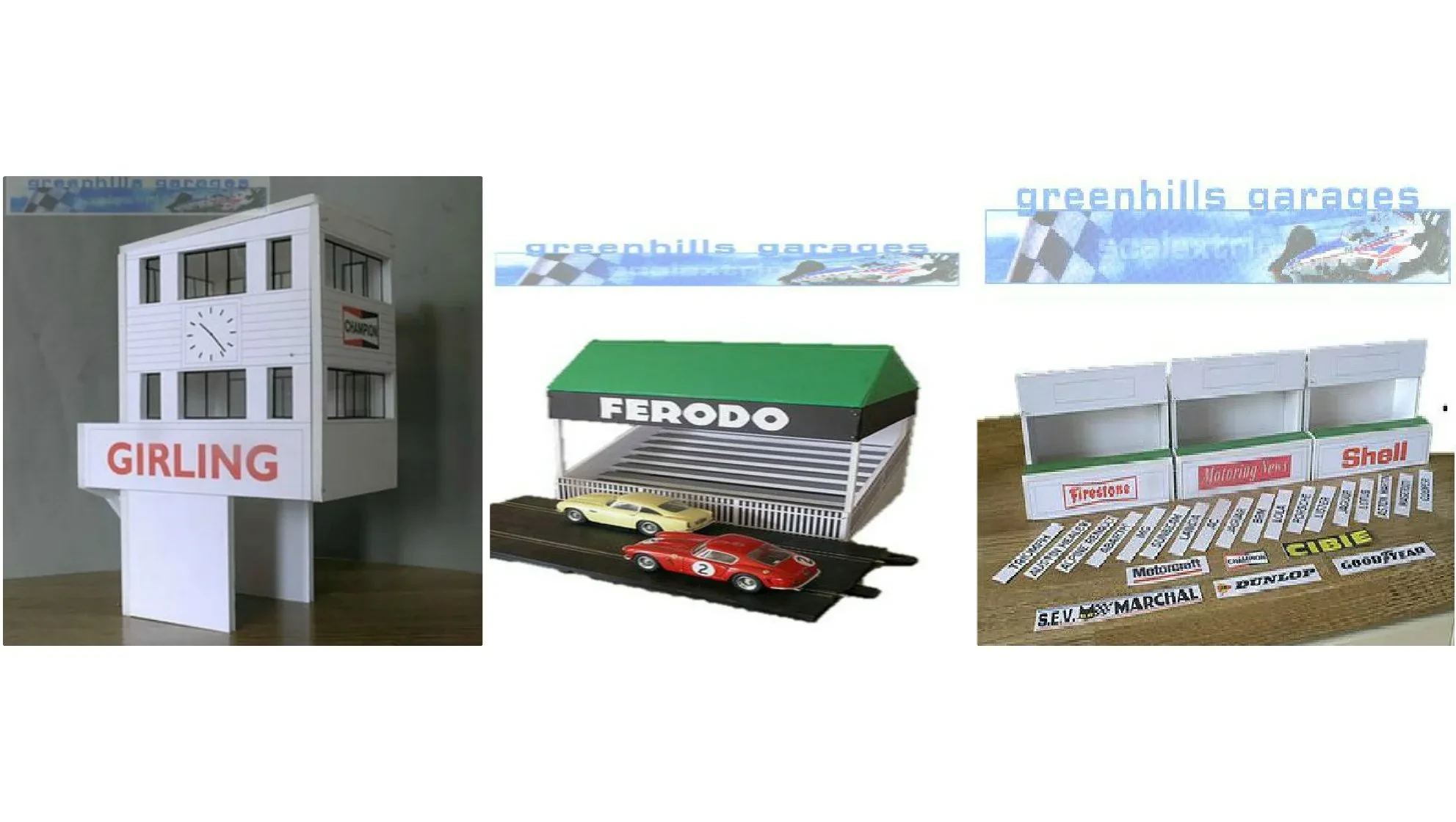 Variety of Greenhills diecast cars