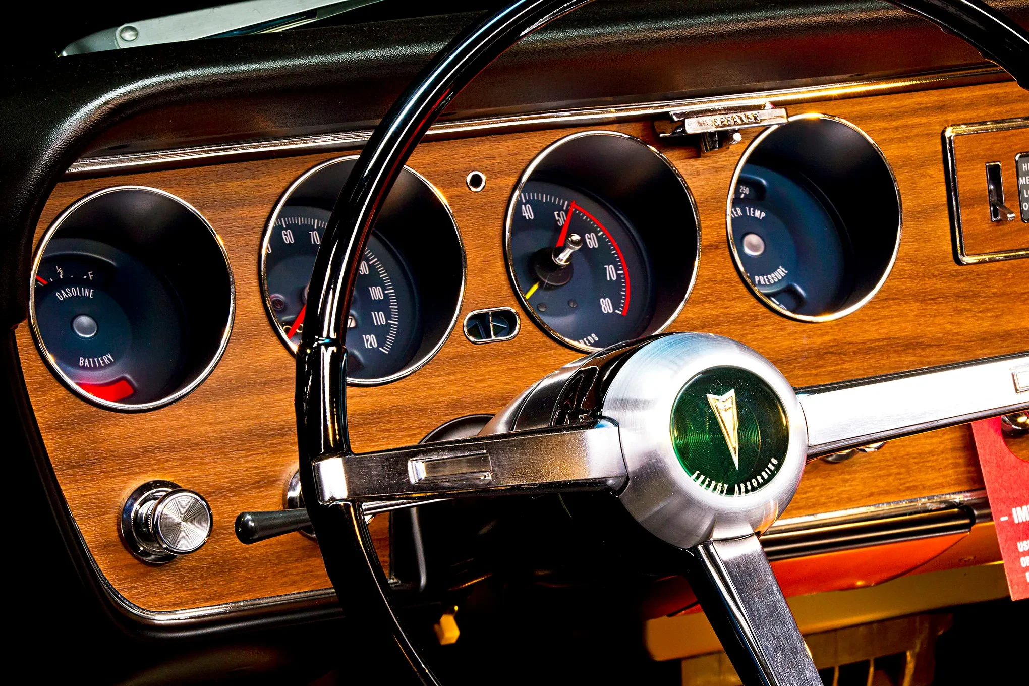 Detailed 1967 GTO diecast interior