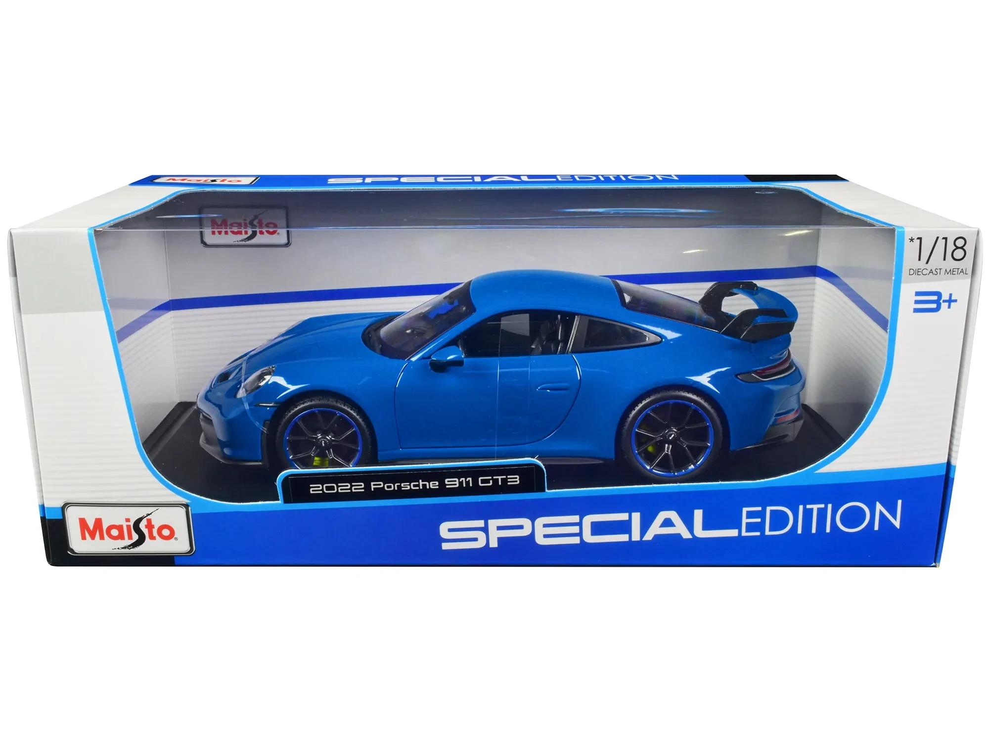Porsche 911 Miami Blue Diecast 118
