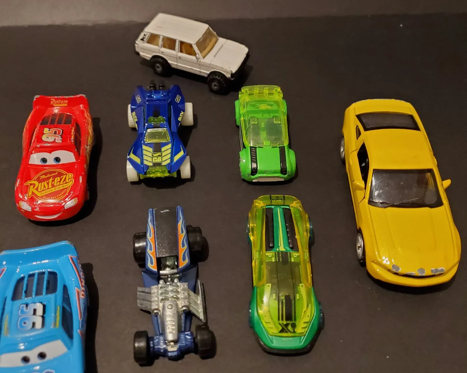 Various diecast cars