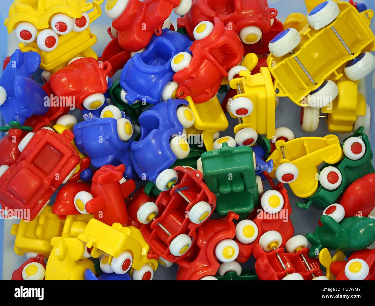 Colorful plastic toy car