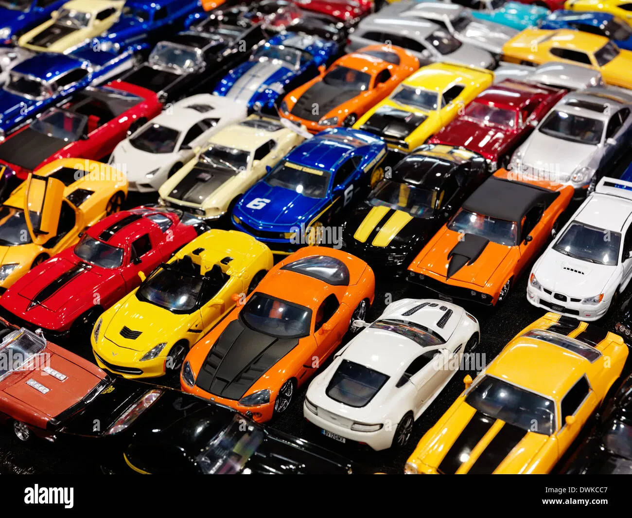 Close up of a diecast car
