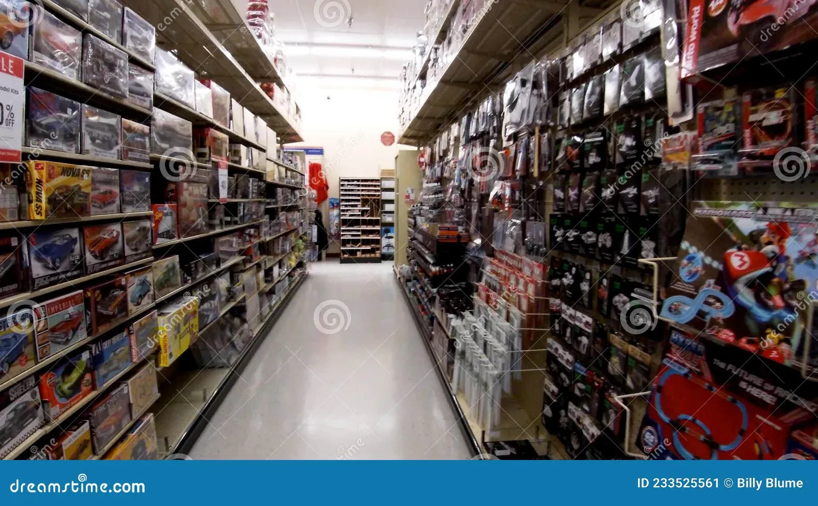 Interior of a hobby shop