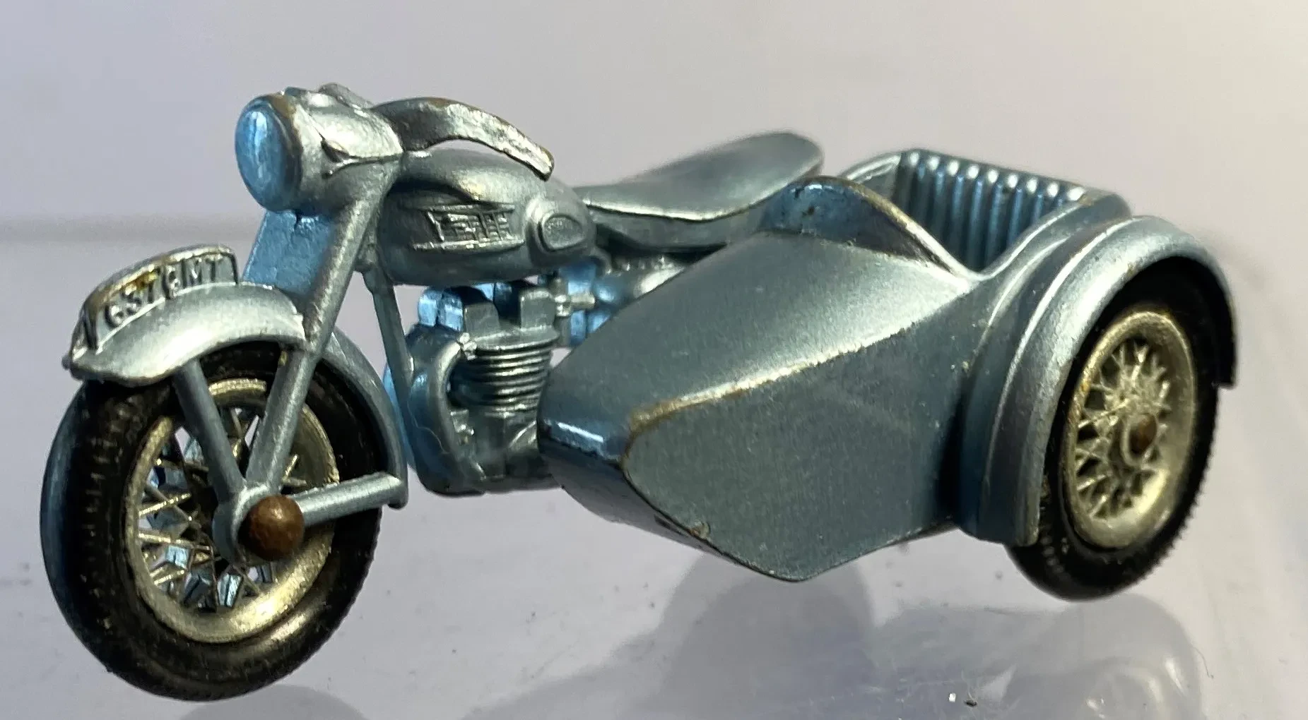 Vintage Diecast Motorcycle Sidecar 2024