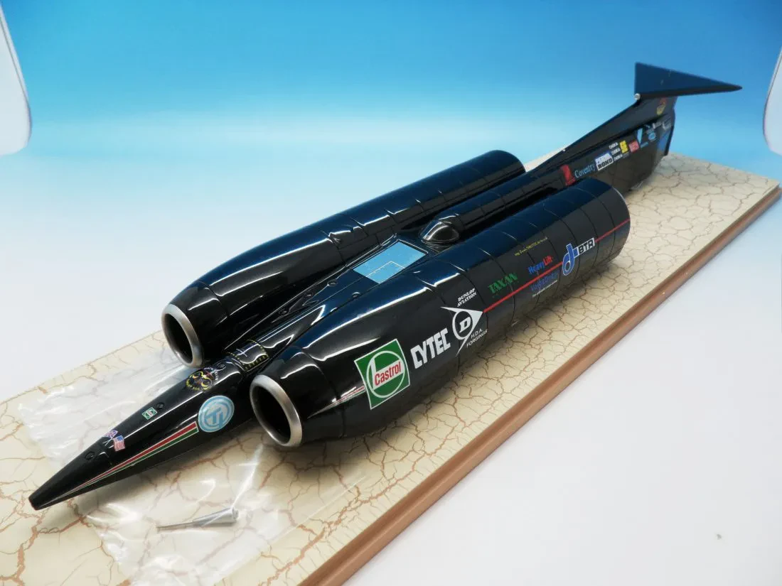 Thrust SSC diecast model display 2024