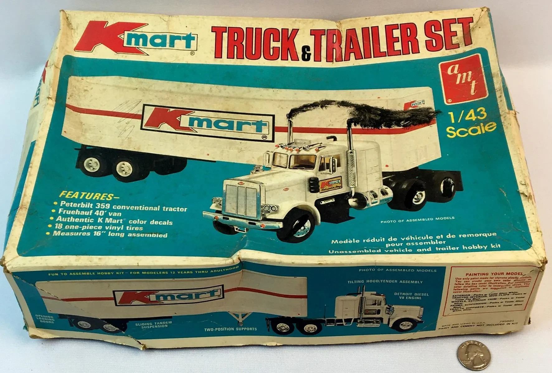 Kmart diecast truck display