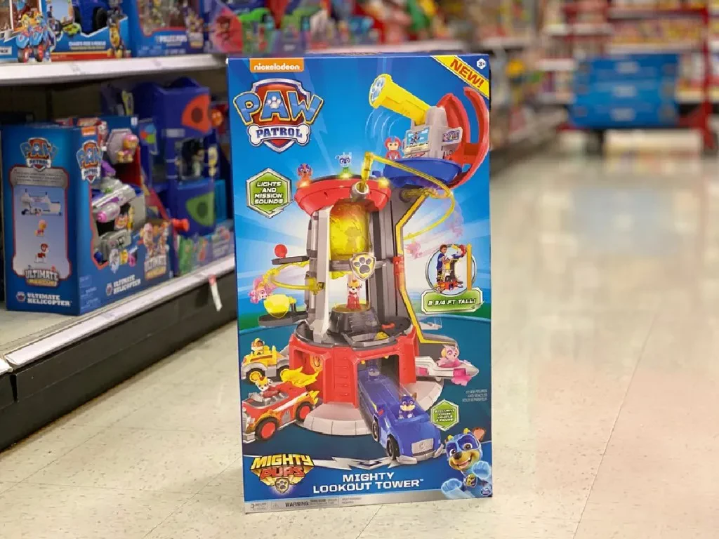 Paw Patrol Diecast Tower with Pups
