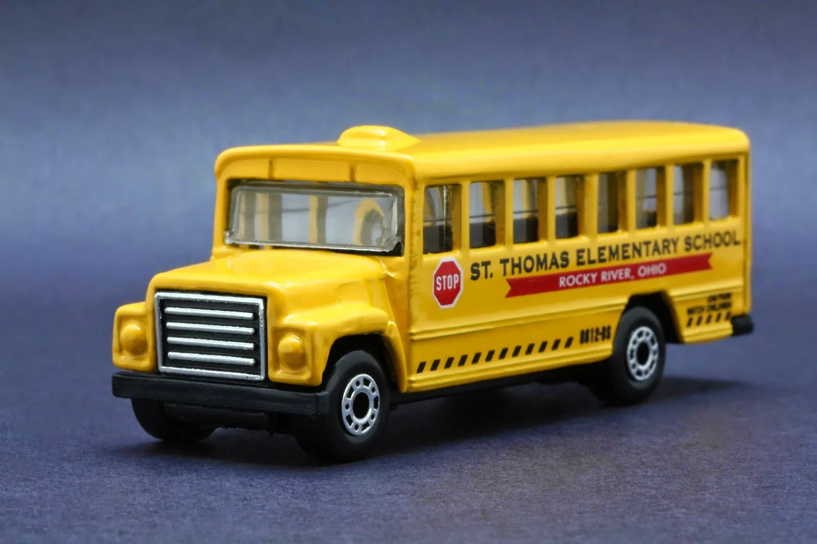 Collection of diecast school buses