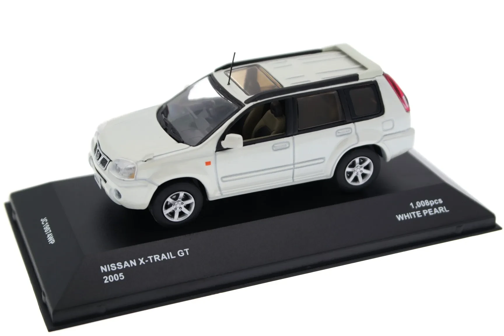 Close-up of Nissan X-Trail diecast interior
