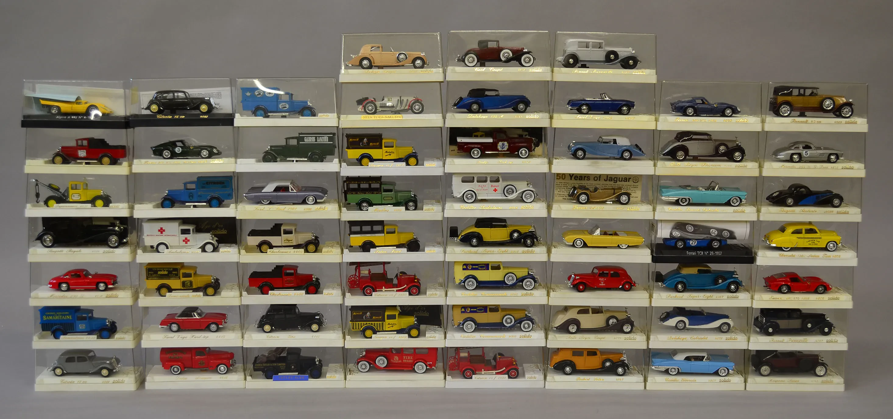 Solido diecast car box