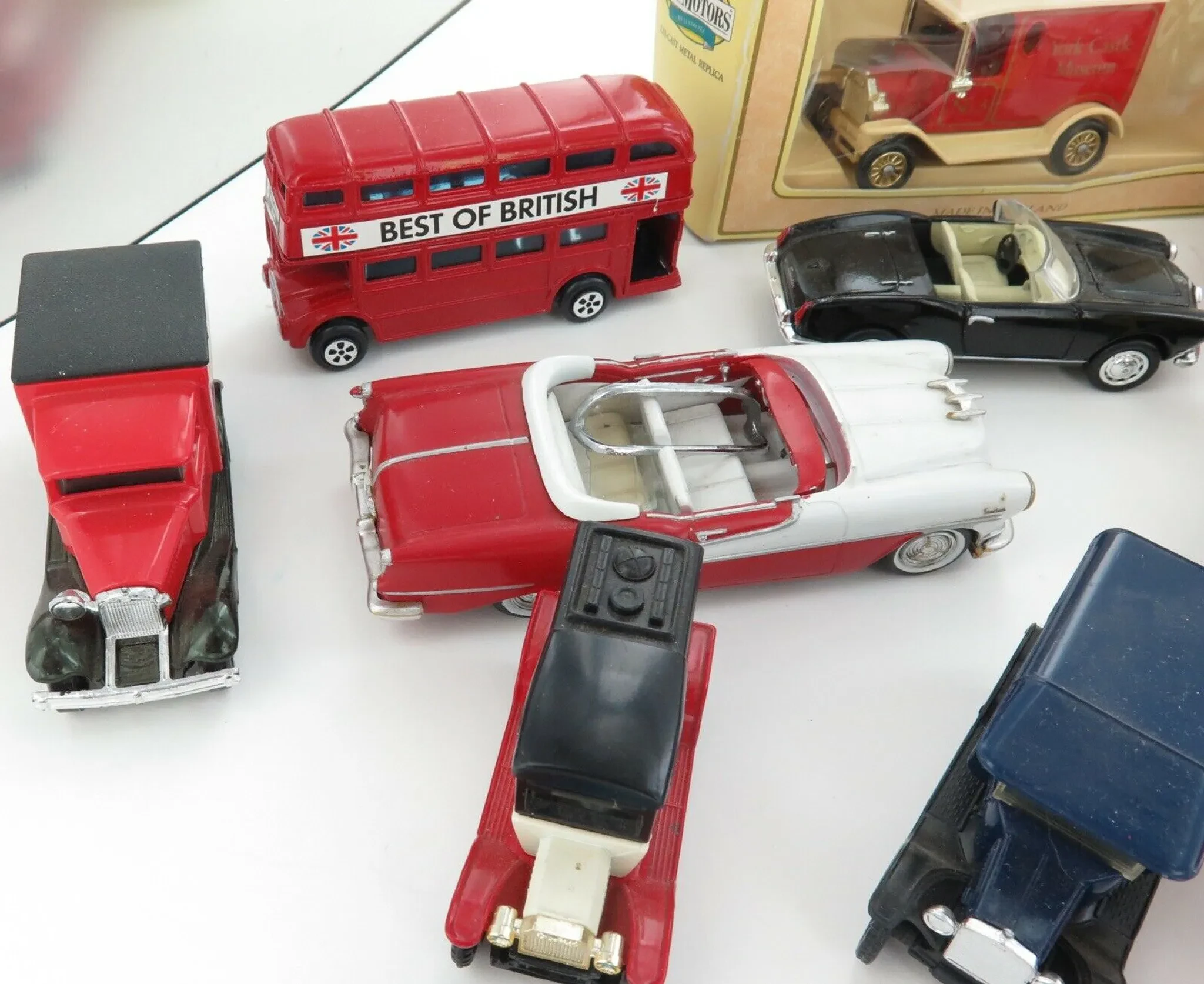 Various diecast car brands