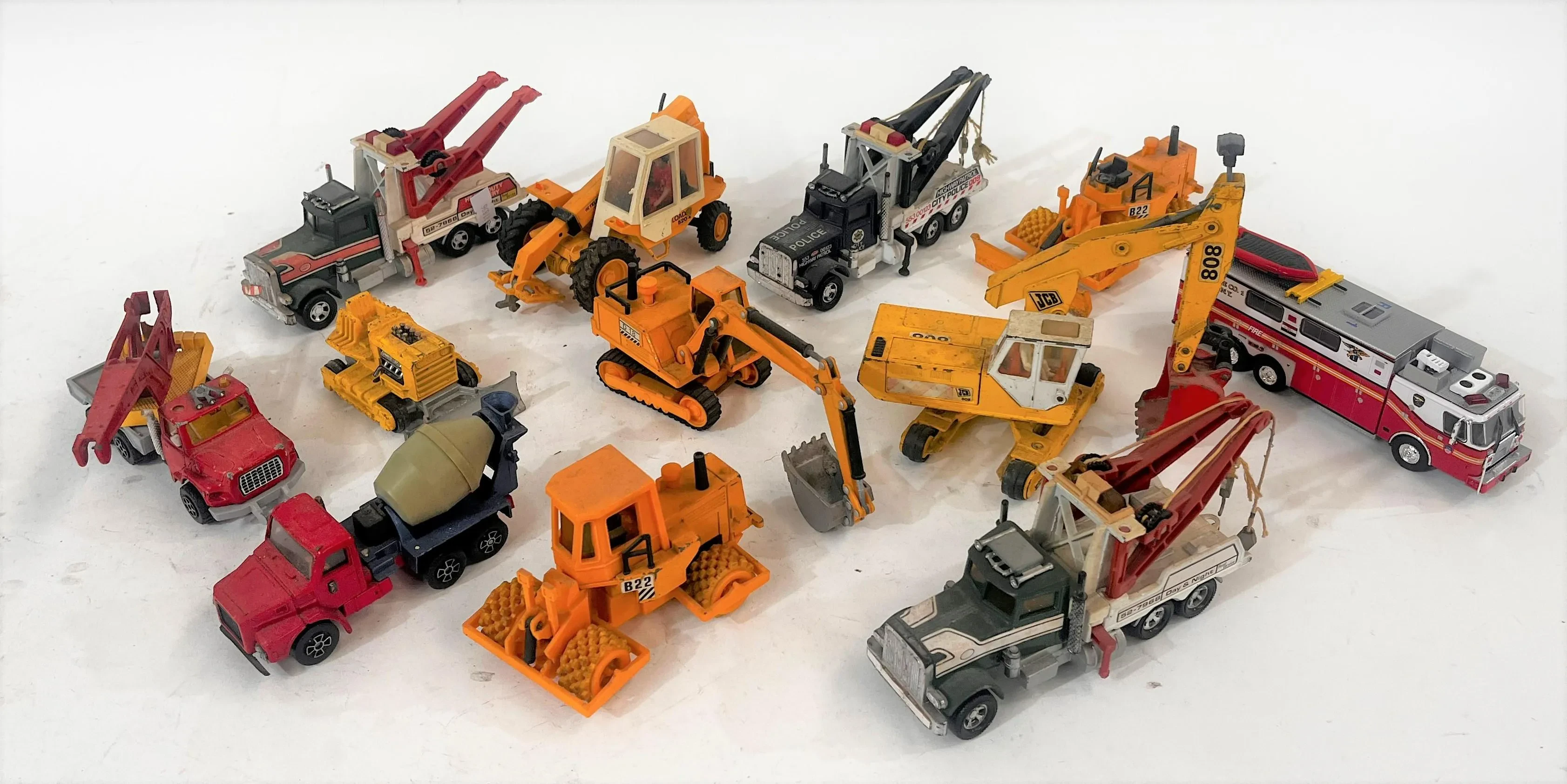 Diecast construction equipment collection