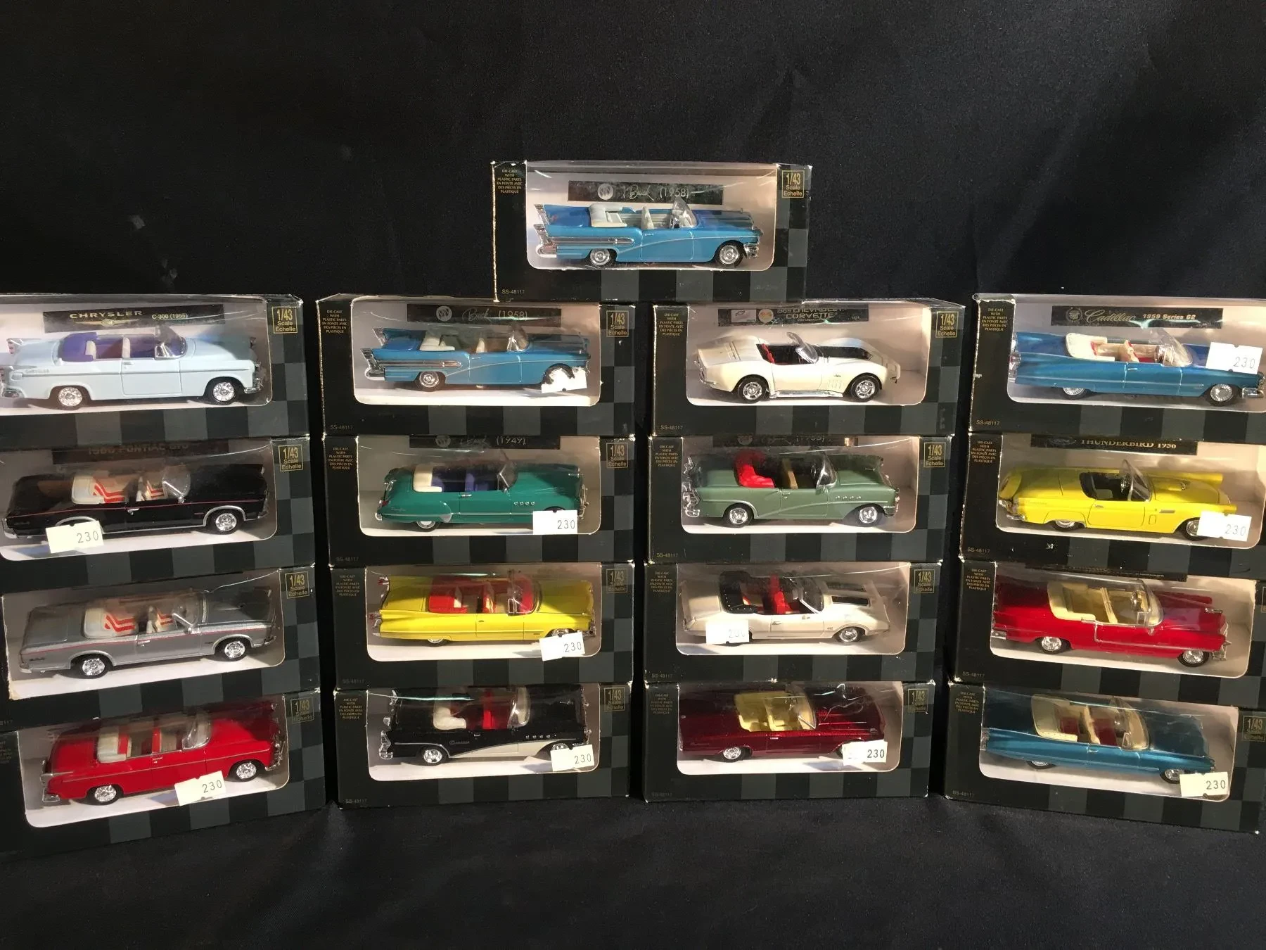 Collection of diecast cars