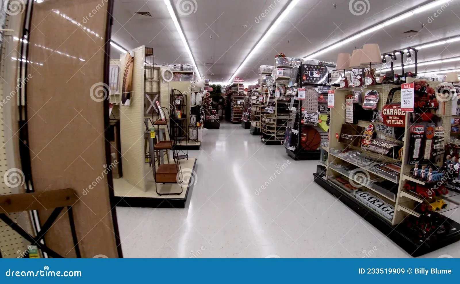 Local hobby shop interior