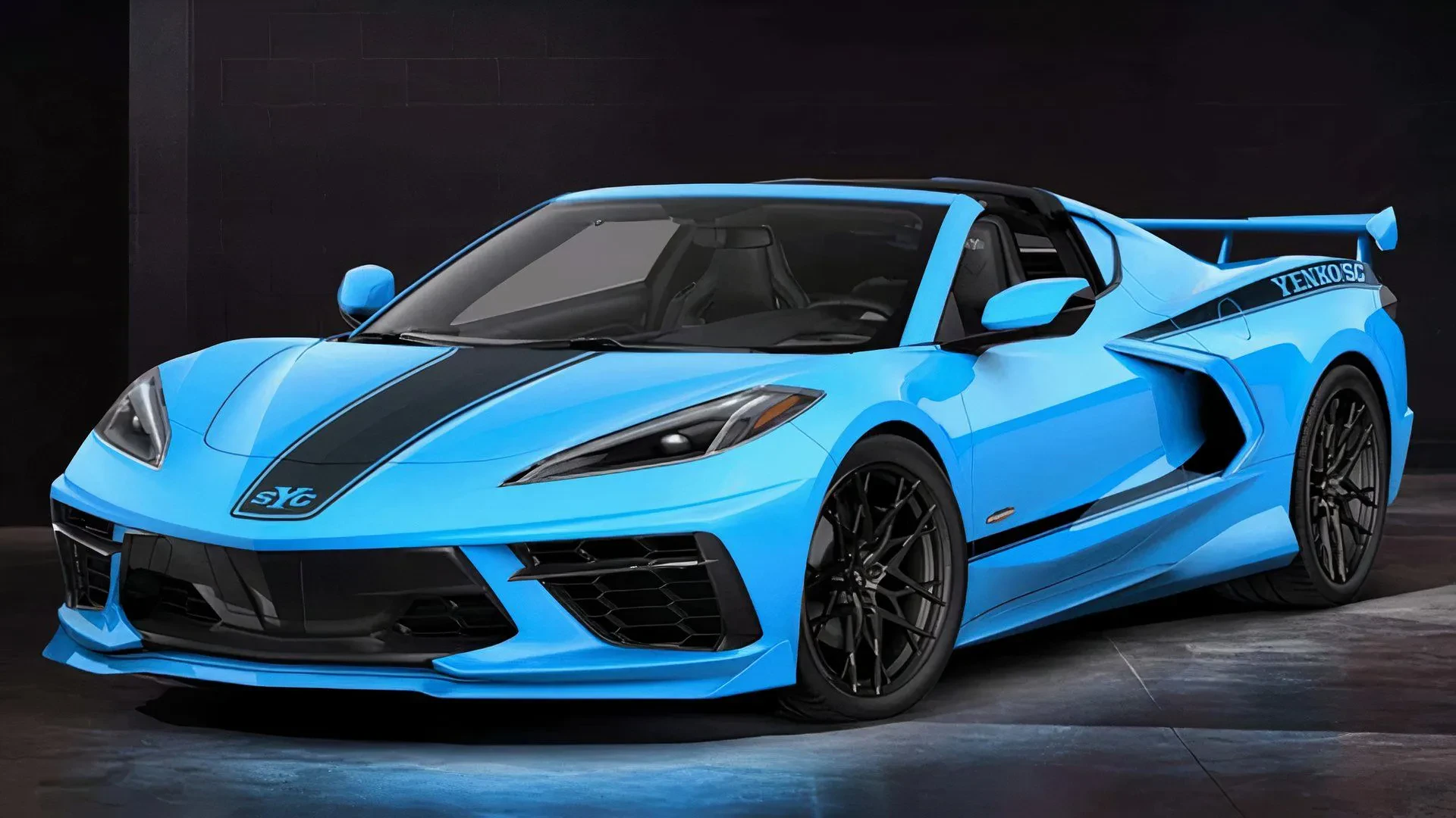 Displaying 2024 Corvette C8 Diecast Models