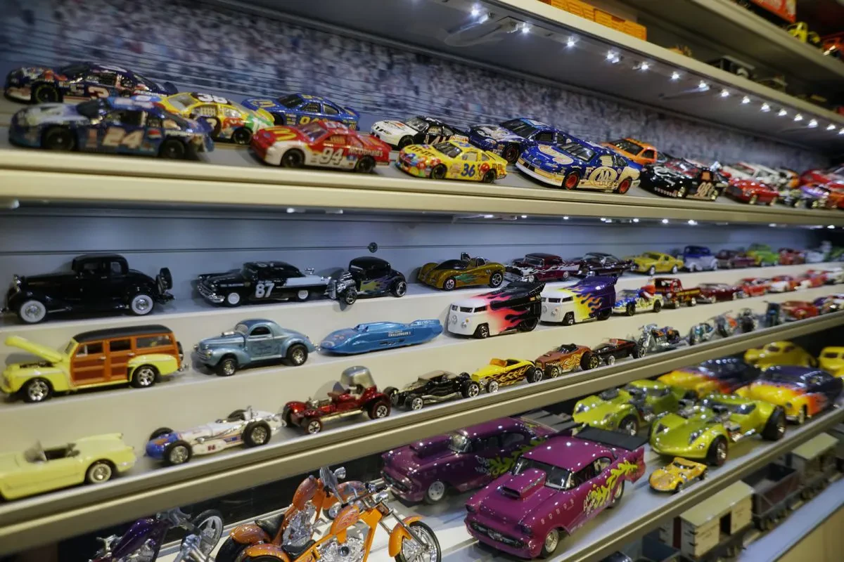 diecast car display setup 2024
