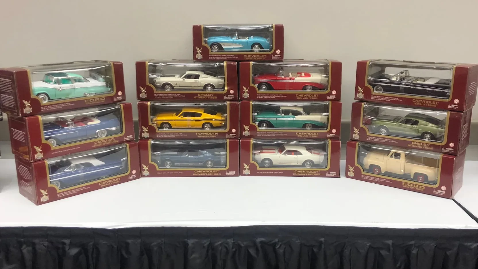 diecast car in original box