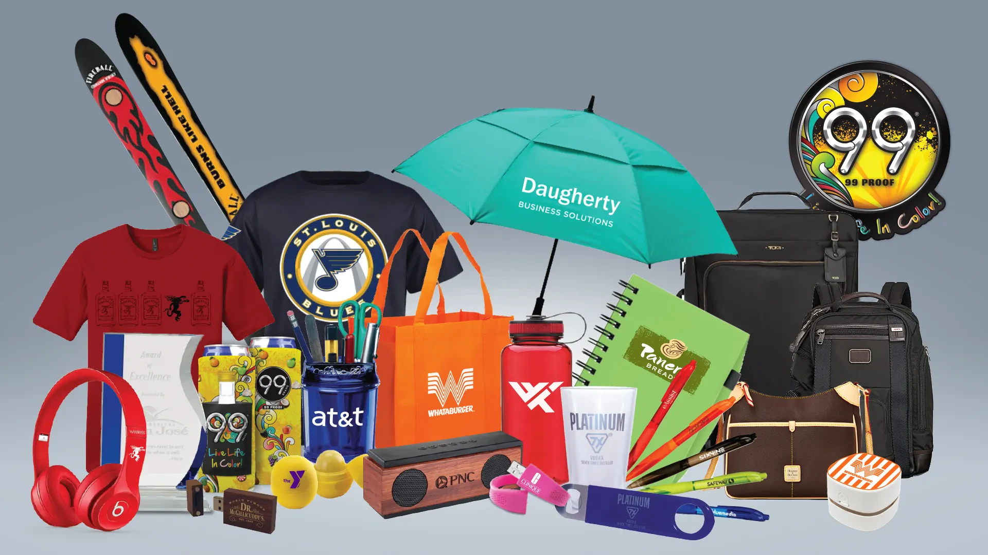 Branded promotional items