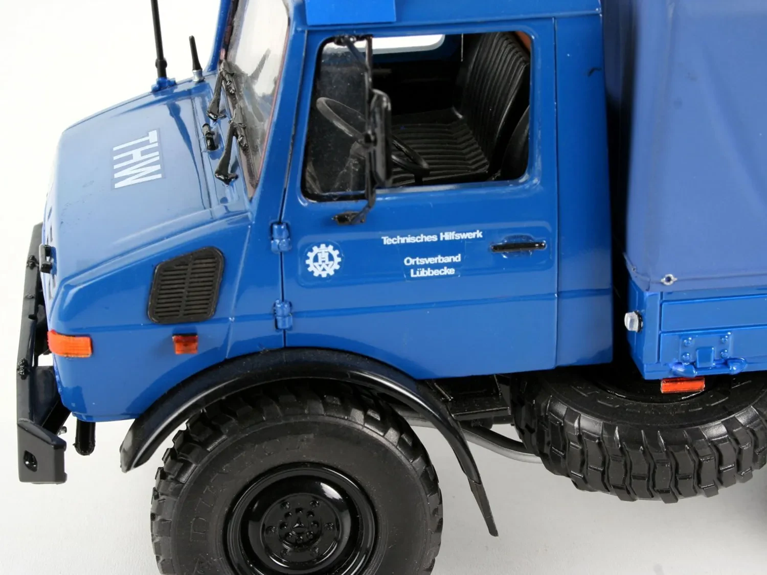 Unimog diecast model close-up