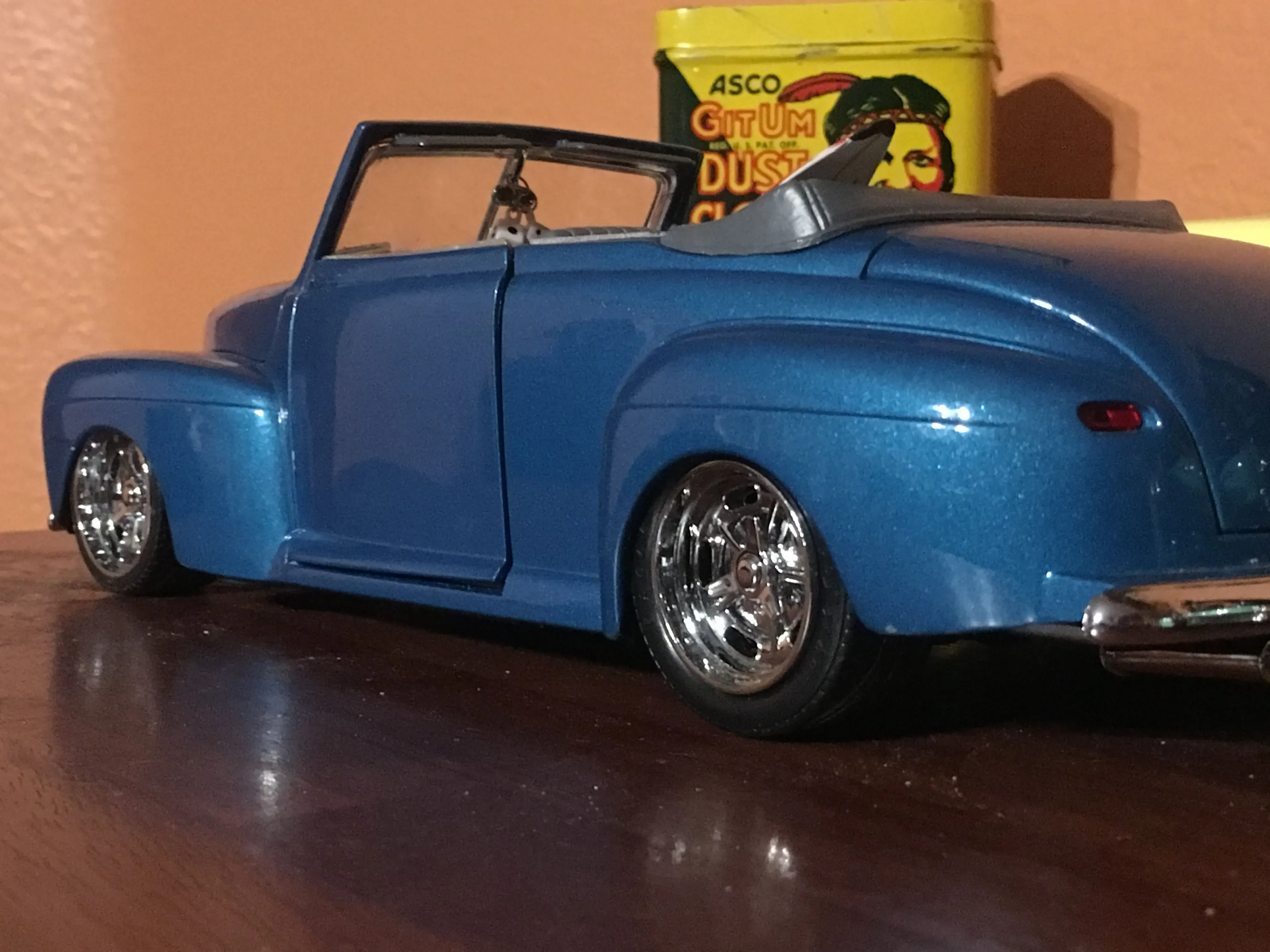 Custom diecast car interior
