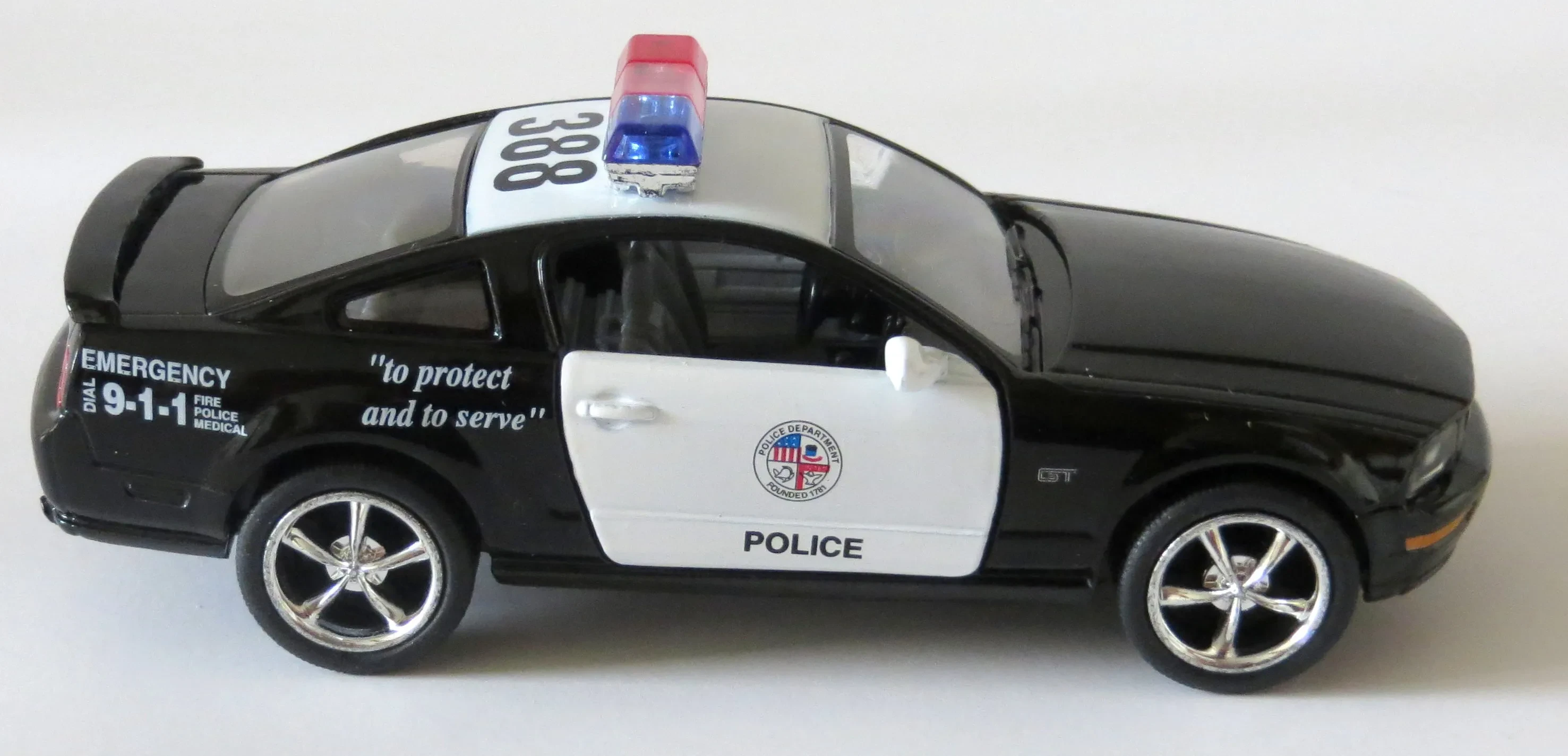 1967 Ford Mustang Police car diecast