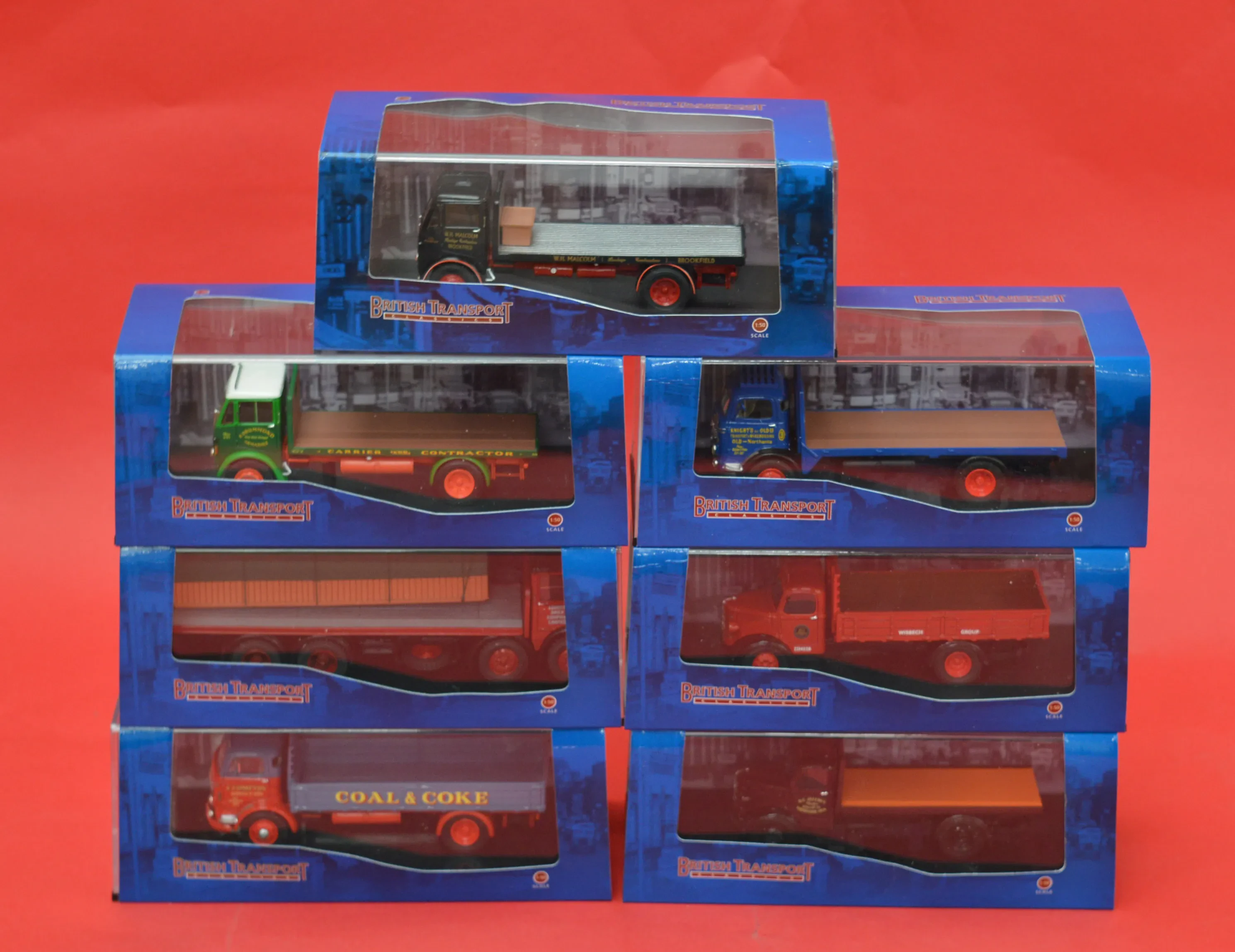 Collection of 1:50 scale diecast models