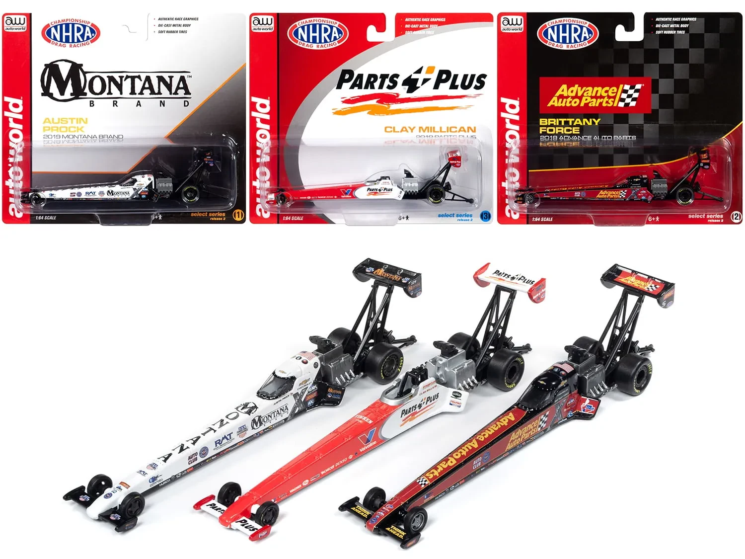 1 64 scale dragster display