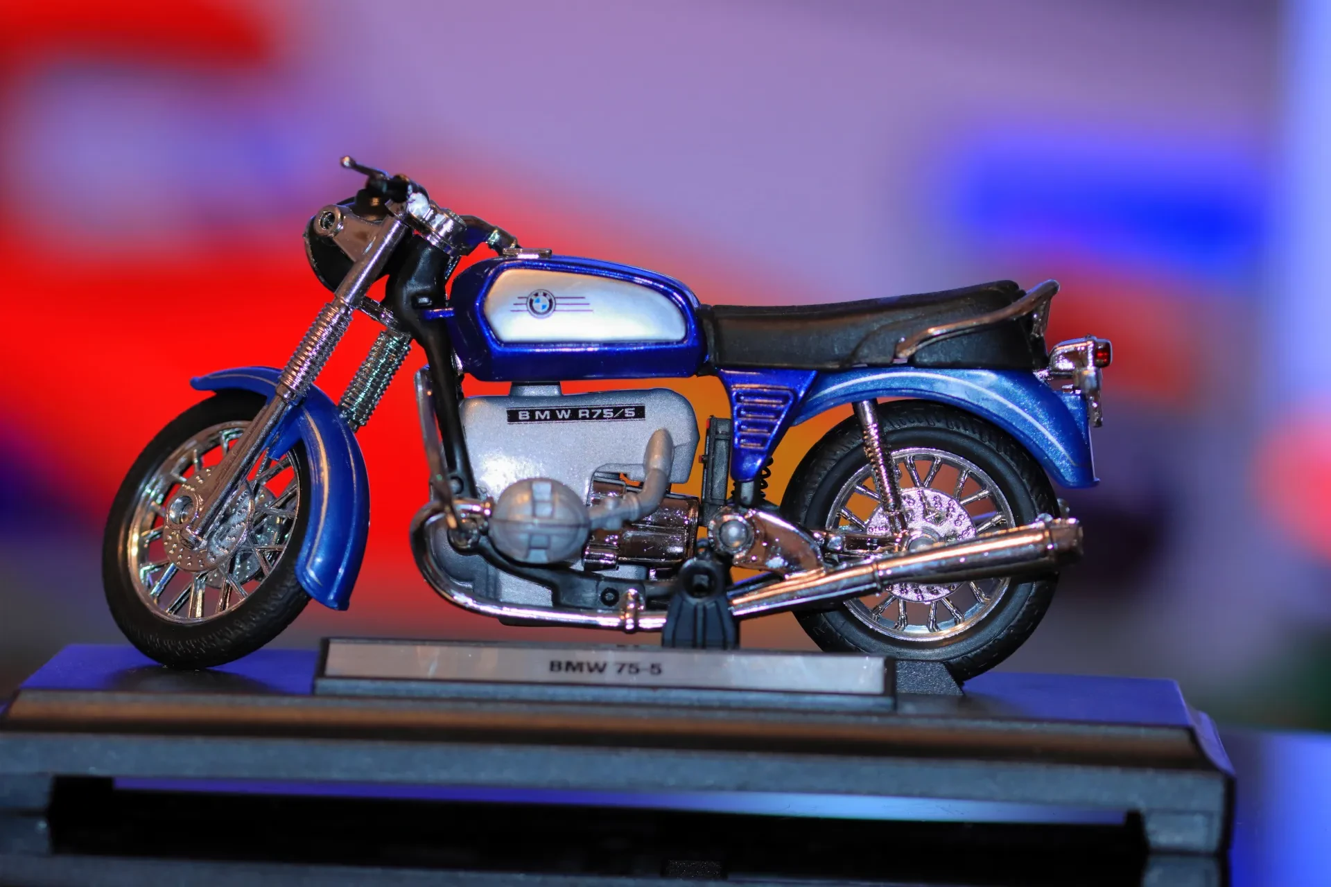 Close-up of a diecast model