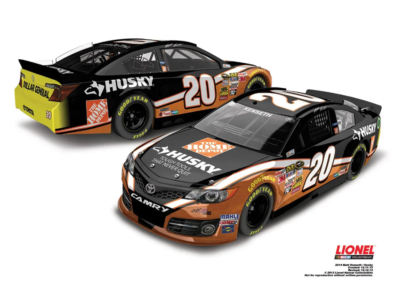 Matt Kenseth #17 Home Depot Daytona 500 Diecast 2024