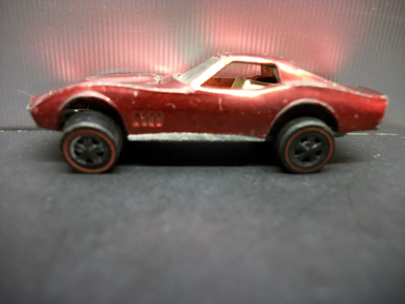 1968 Mattel Diecast Car Closeup