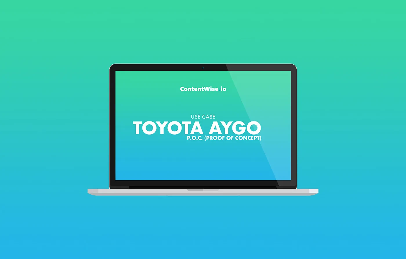 Display case with Aygo models