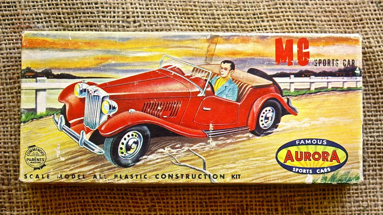 Diecast model car kit box