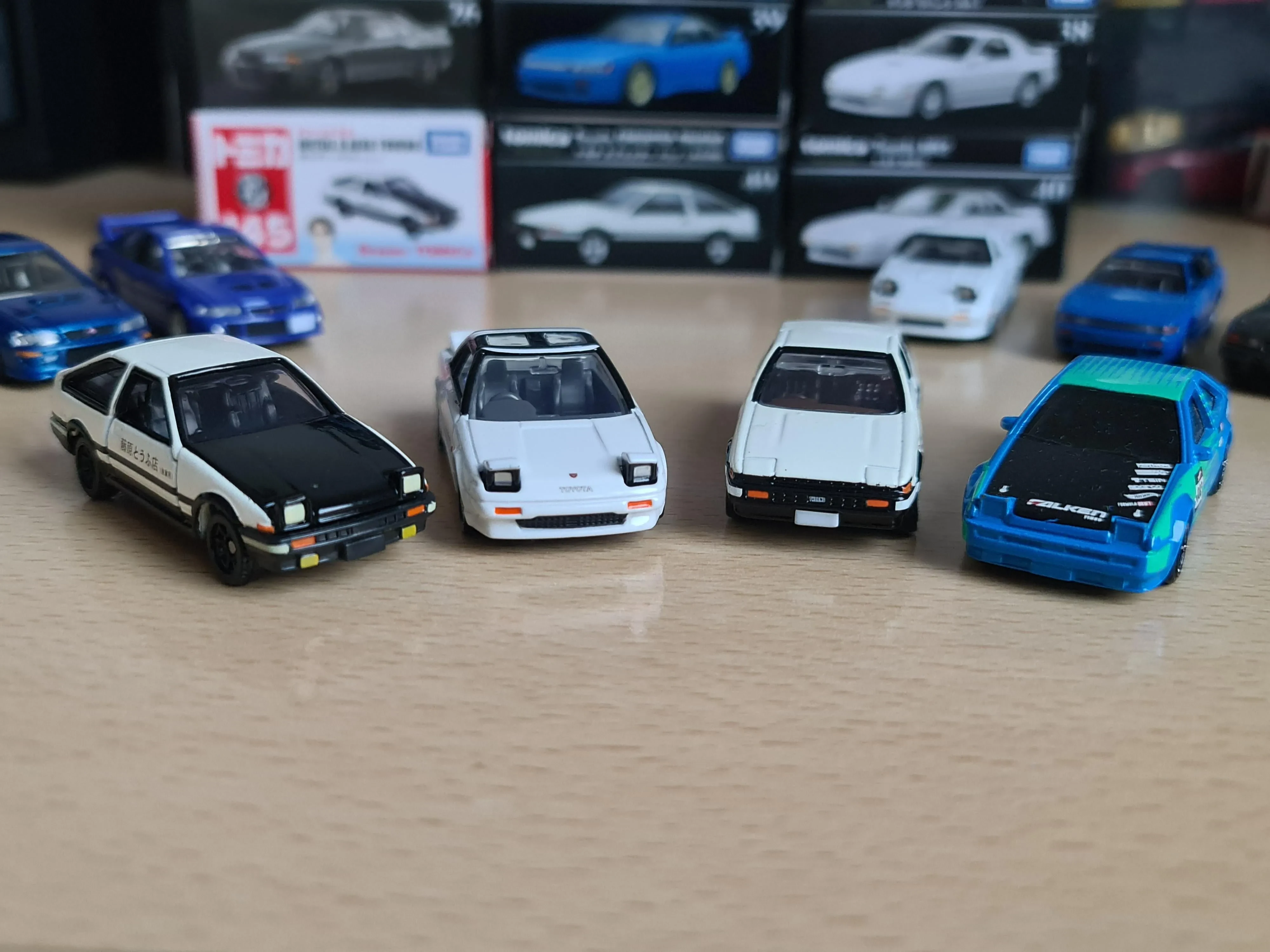 Tomica collection showcase