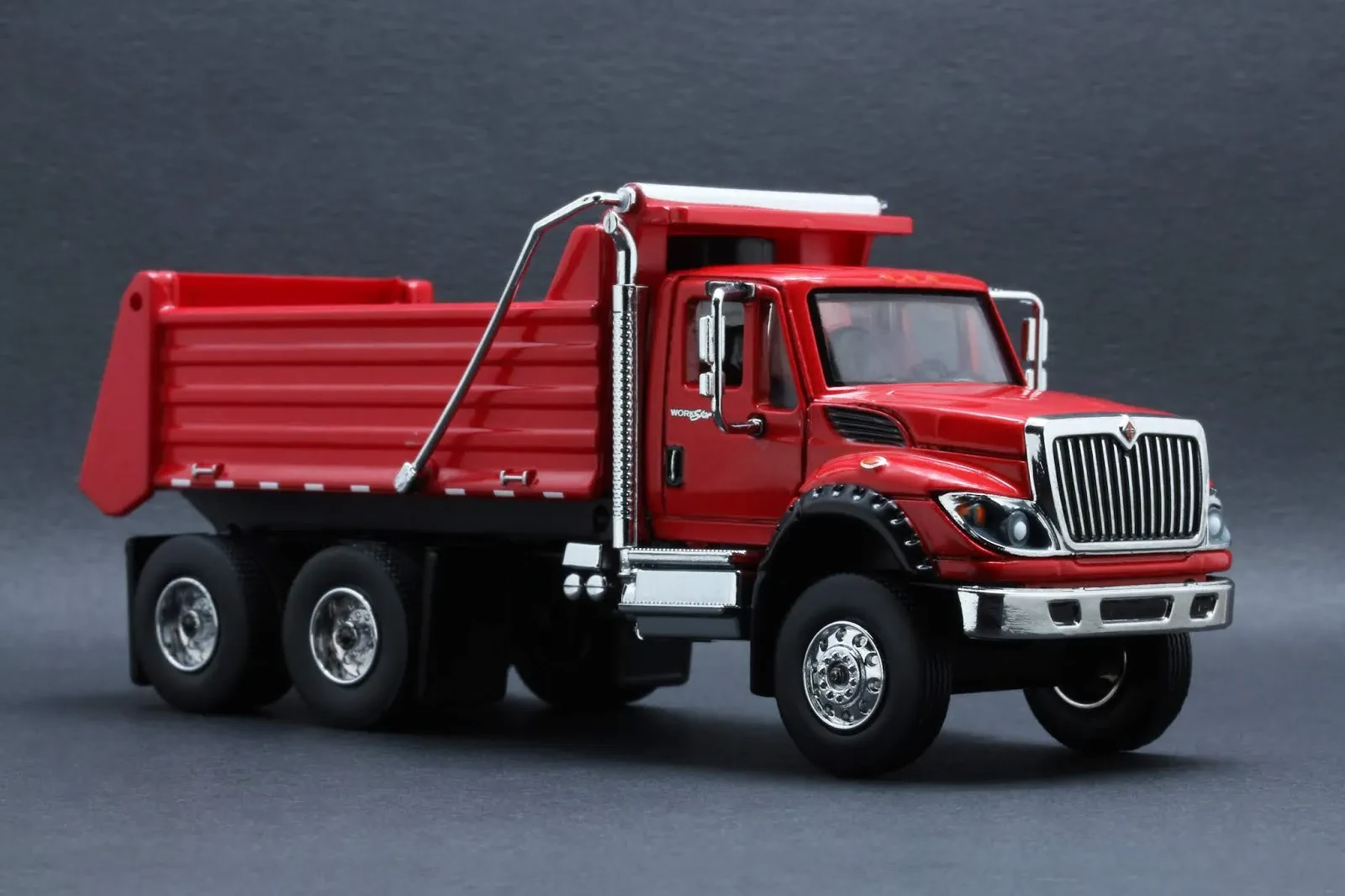 Displaying restored diecast trucks