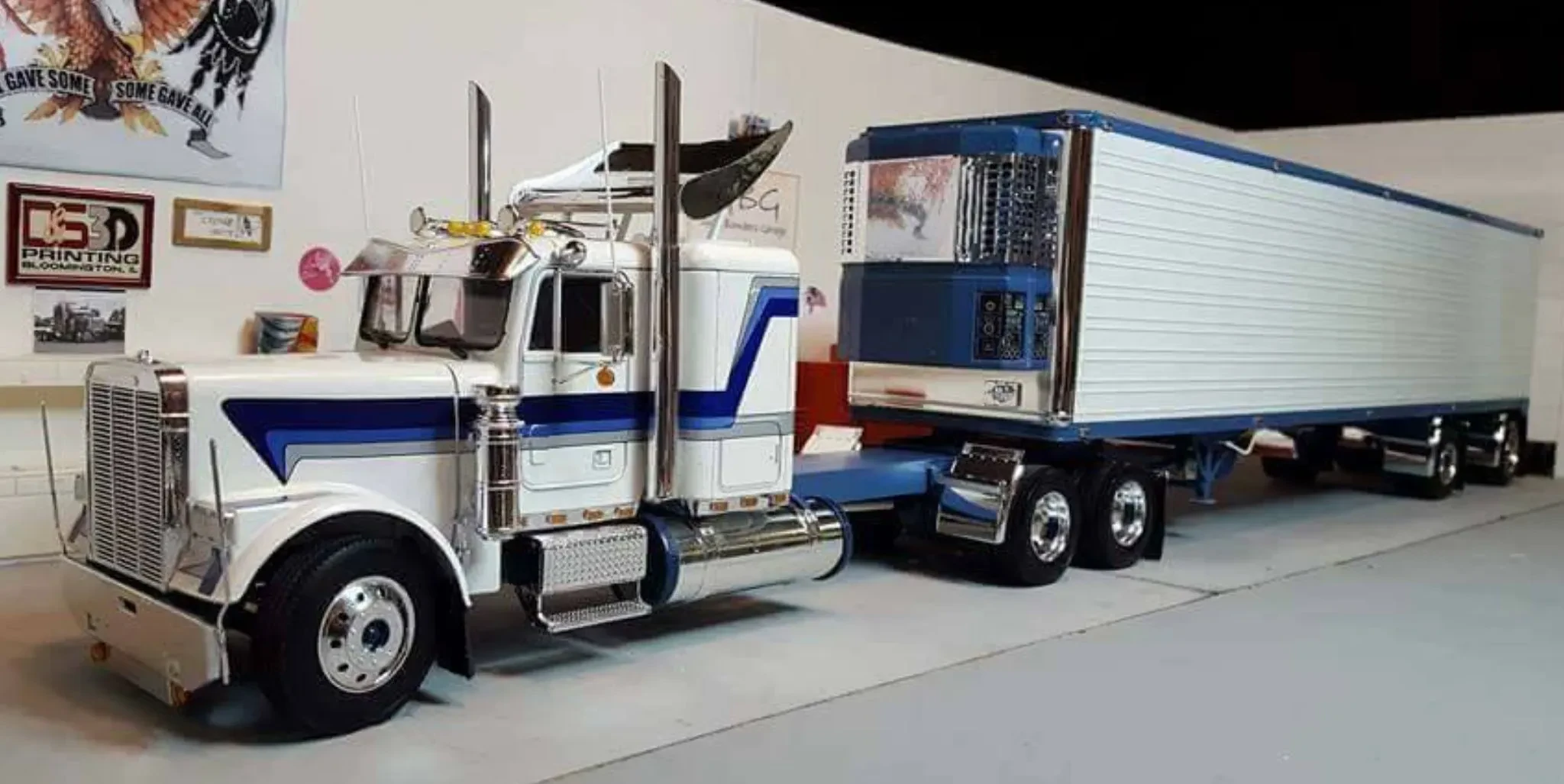 Replacing missing parts on a diecast truck