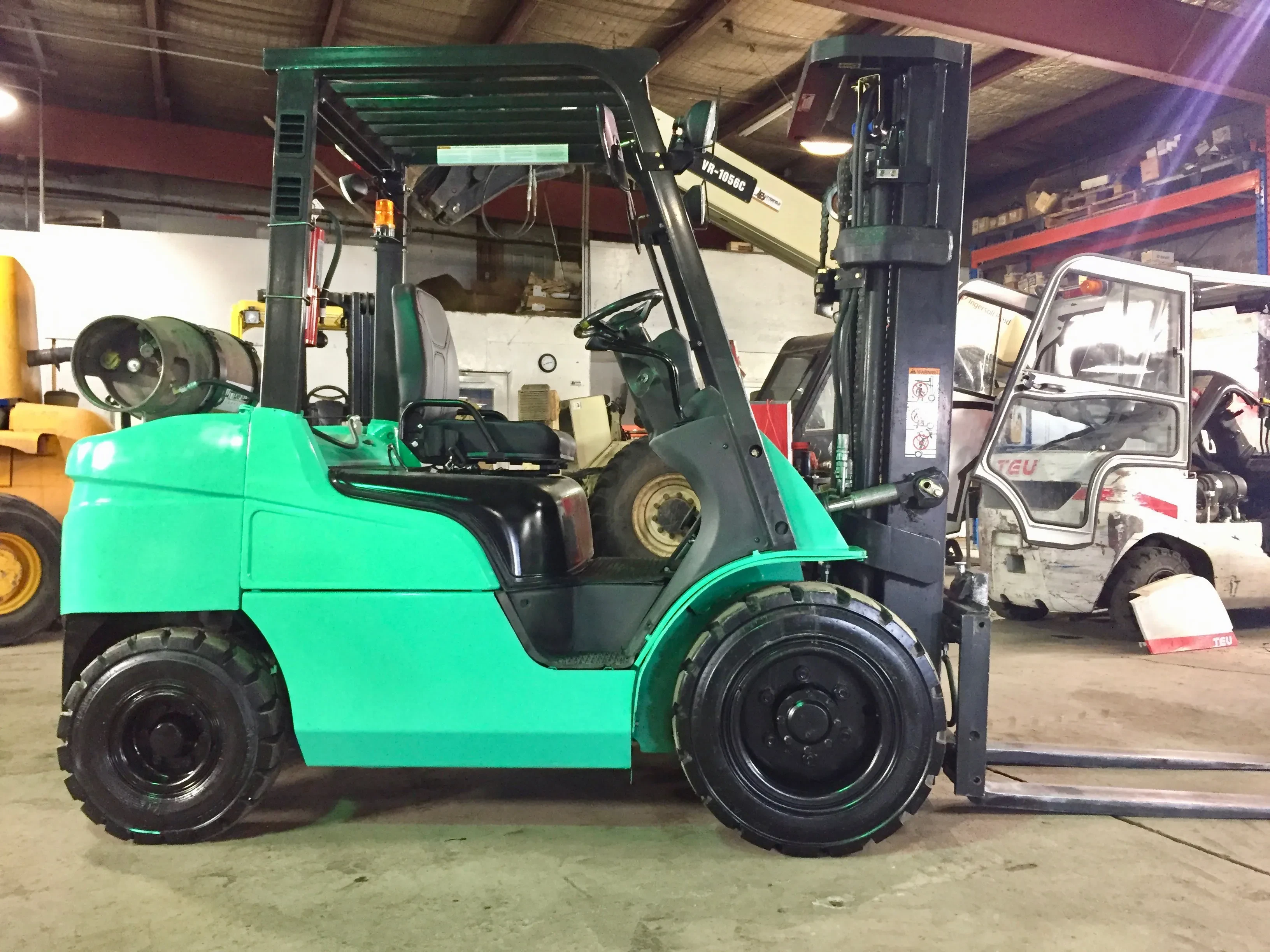 Variety of forklift diecast brands