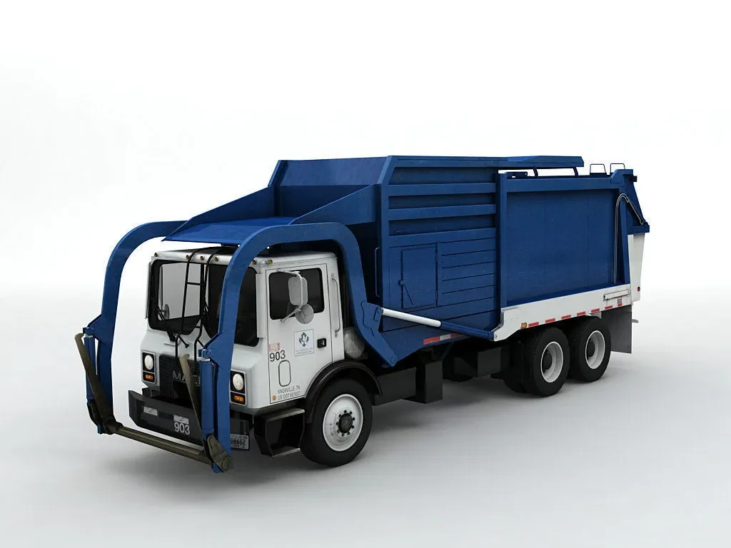 Garbage truck diecast model collection