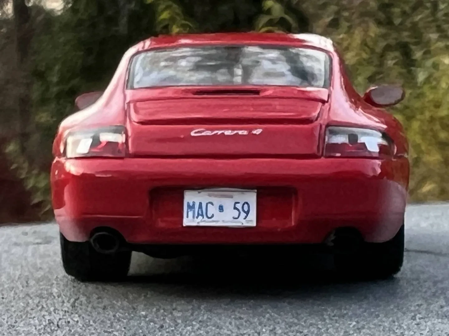 Porsche 911 diecast display case