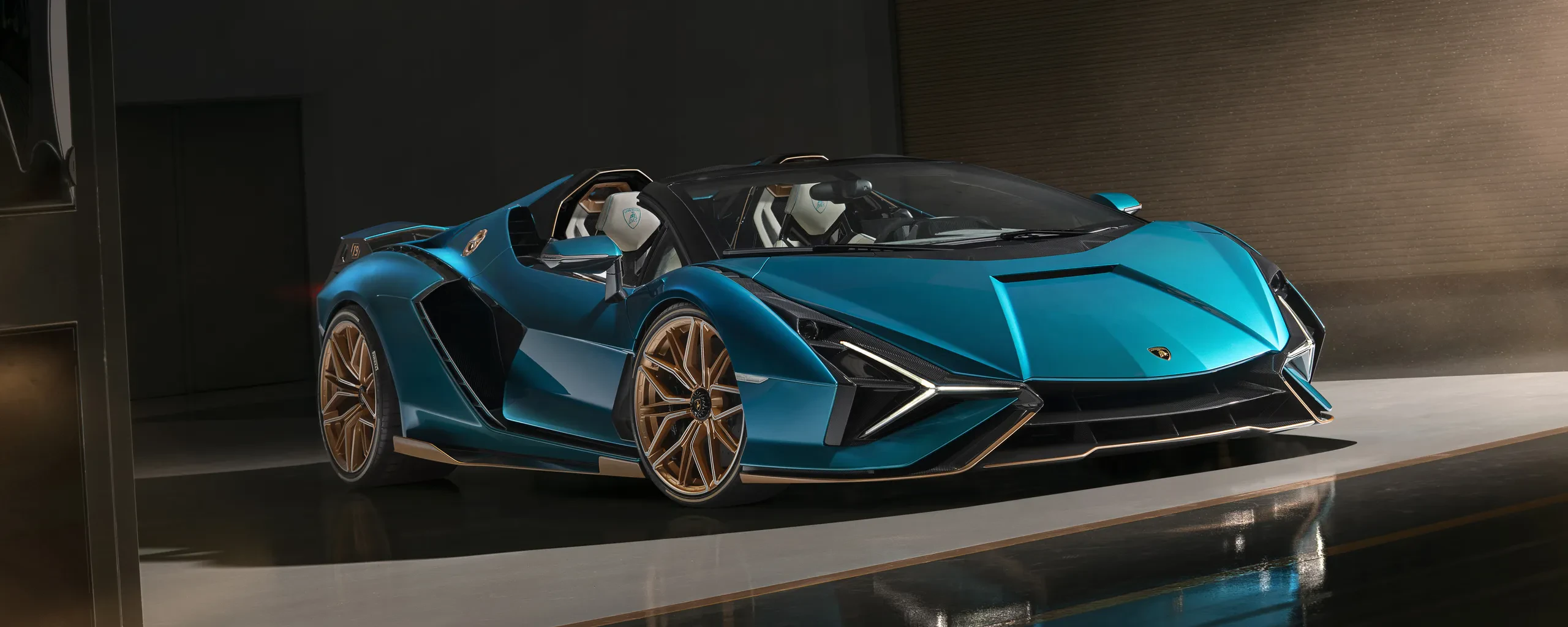 Lamborghini Sian Roadster Diecast Side View