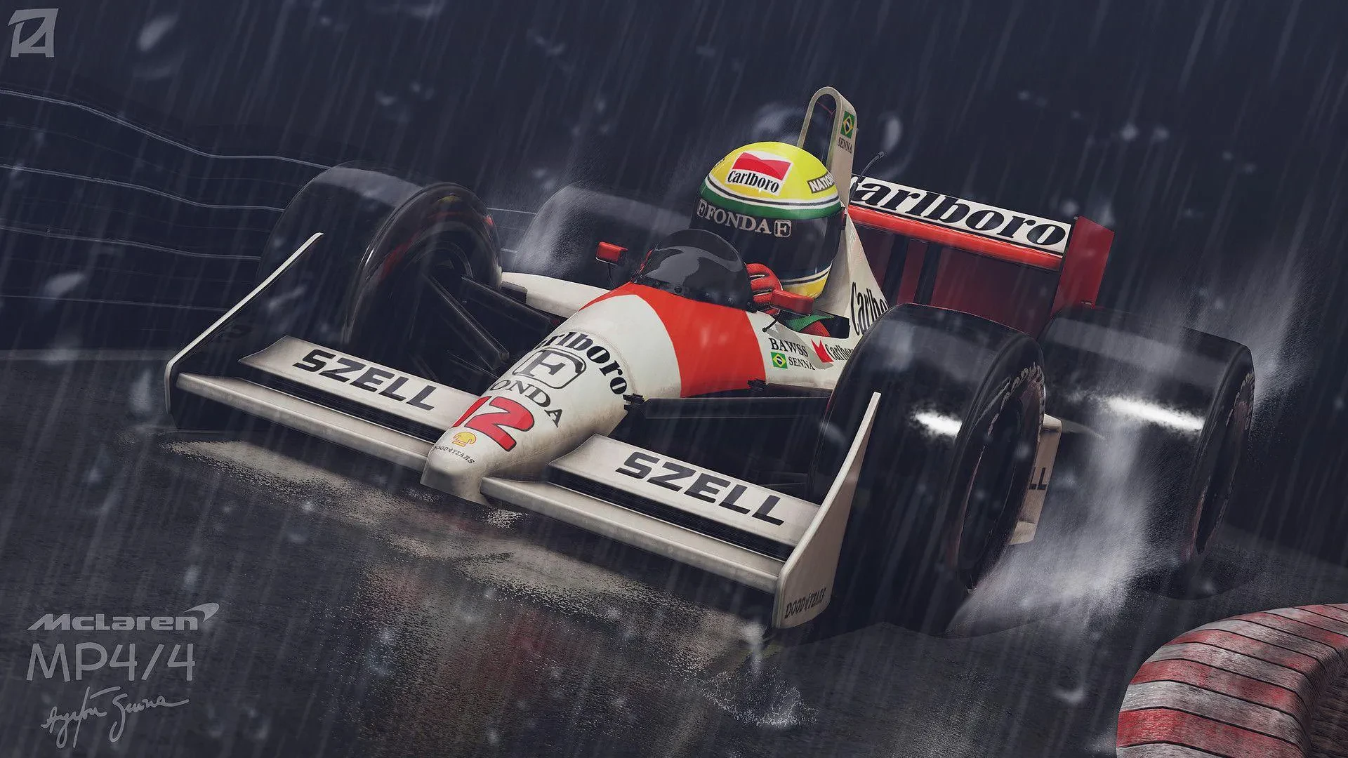 Ayrton Senna McLaren MP4/4