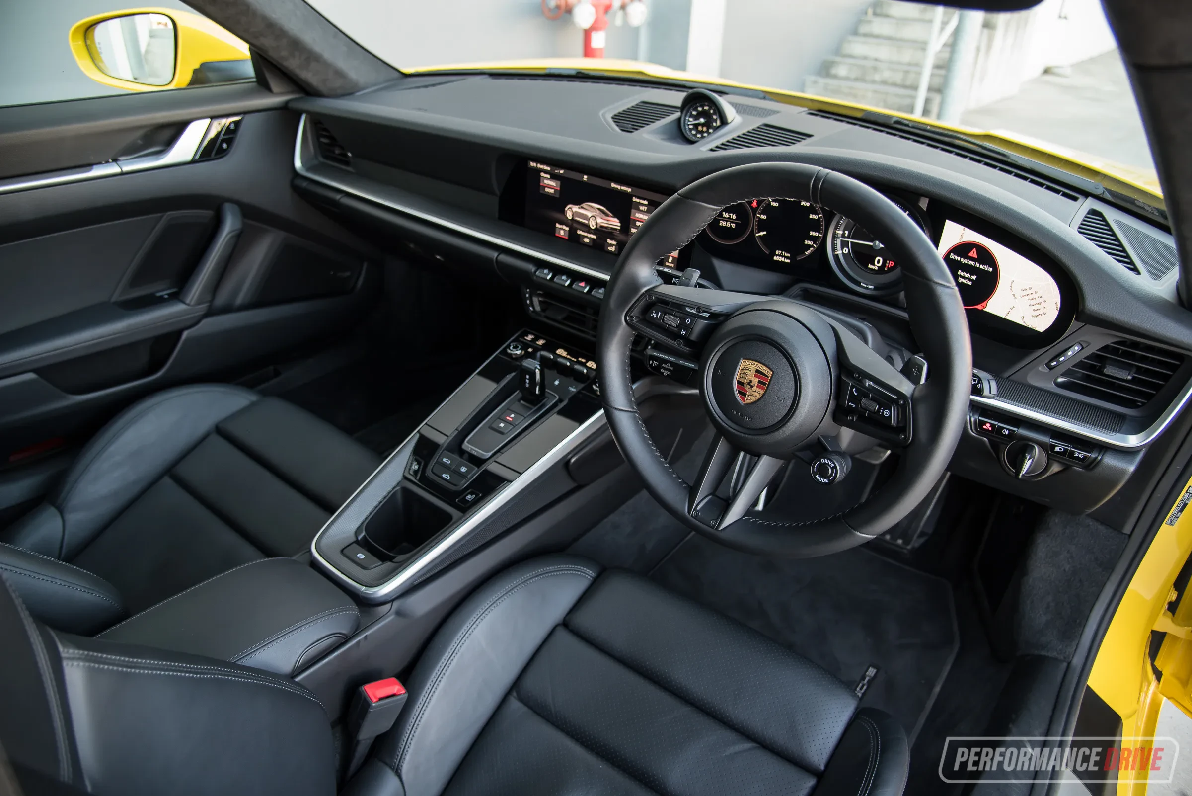Porsche 911 Carrera 4S Diecast Interior Detail 2024