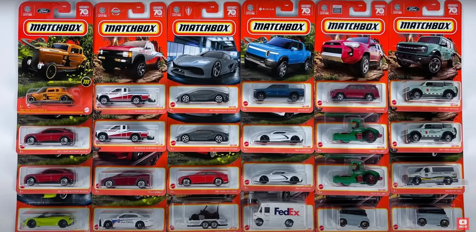 Early Matchbox car models 2024